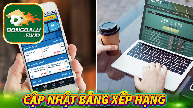 Cập nhật bảng xếp hạng 